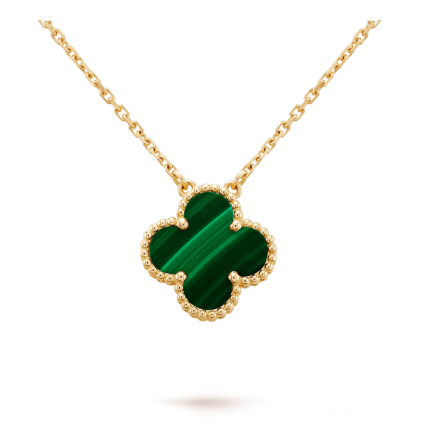Clover Necklace Green