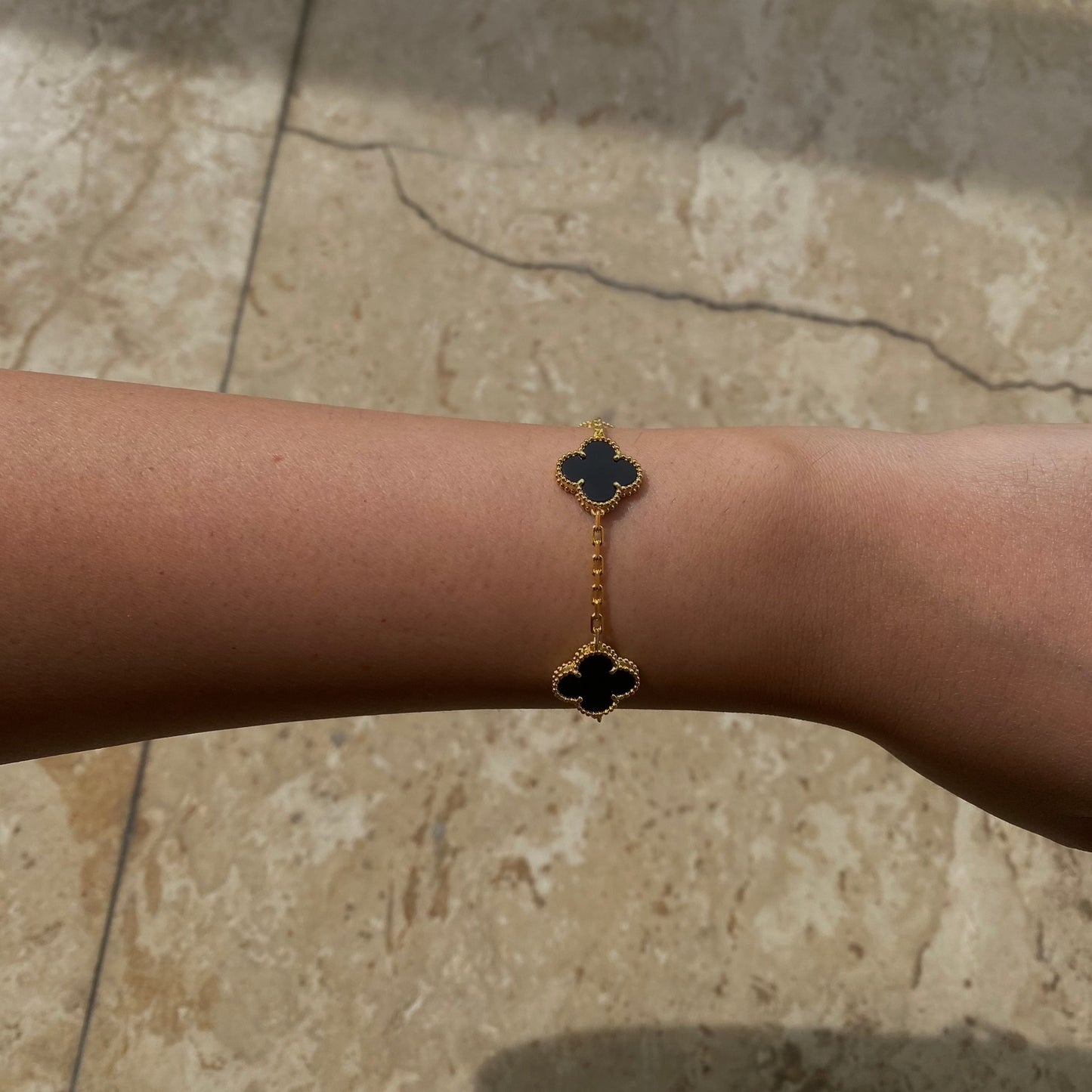 Clover Bracelet | Black