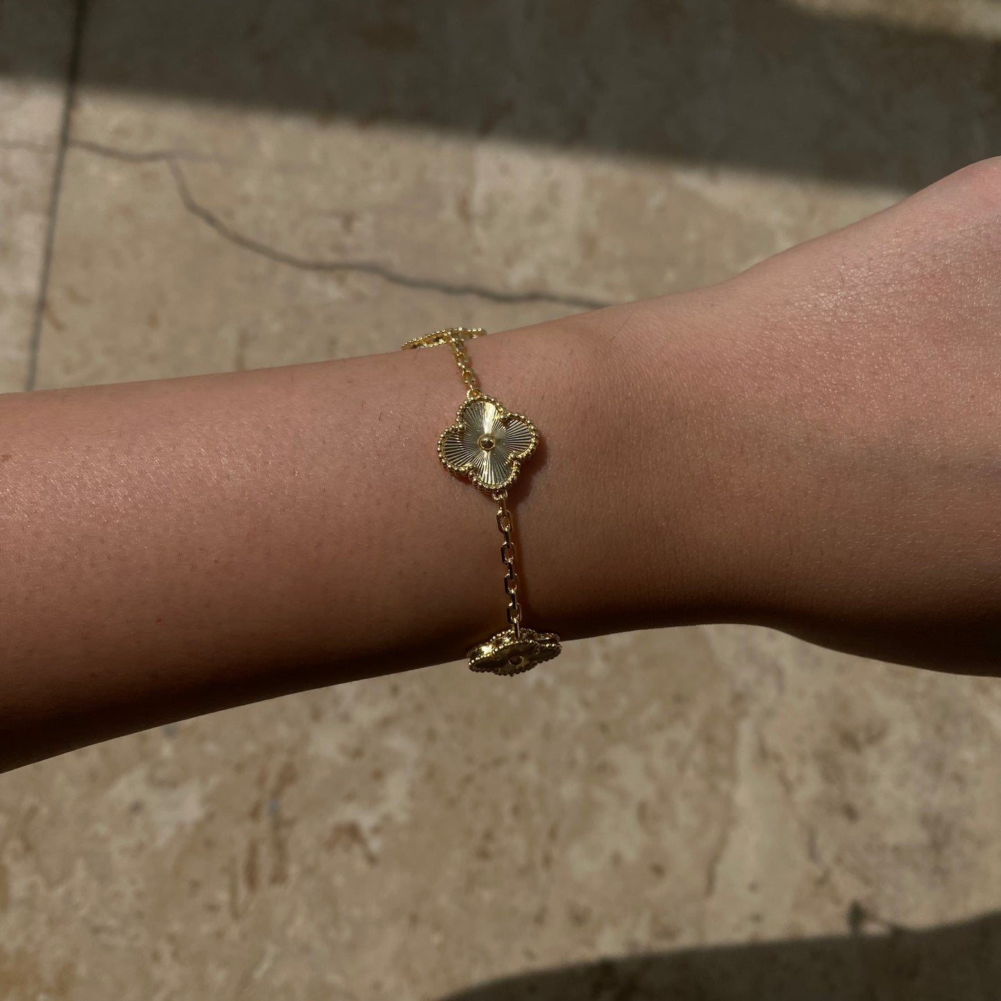 Clover Bracelet | Gold