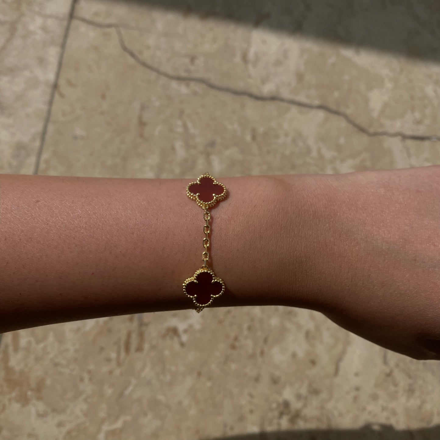 Clover Bracelet | Red