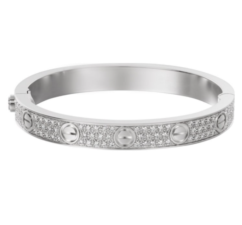 CZ Love Bangle