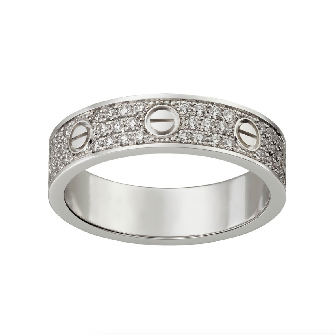 CZ Love Ring