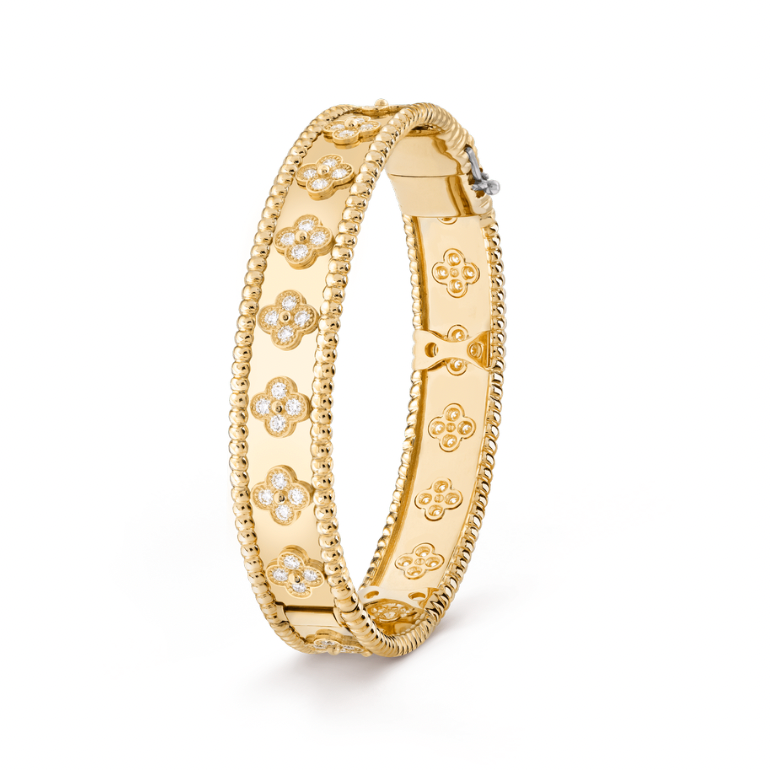 Clover Bangle | Gold